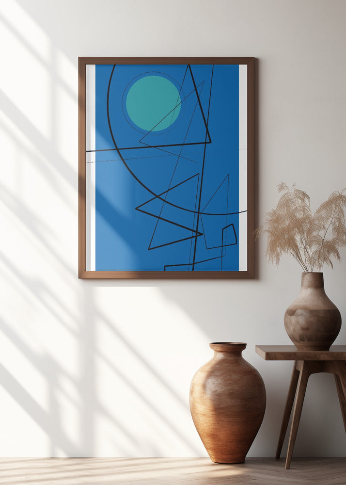 Angular lines No 19 Poster